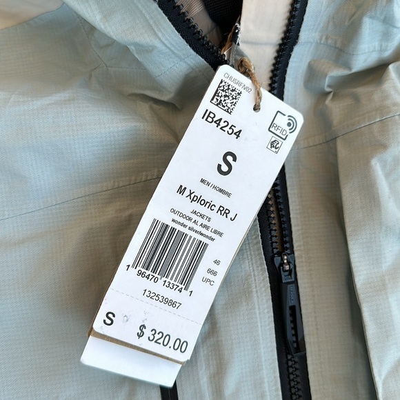 Adidas Terrex Xploric Rain RDY Hiking Jacket - Men's small - Picture 8 of 13